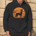 Retrointage Working Kelpie Dog Kapuzenpullover Lebensstil