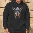 Rhino Polígono Arte Animal Ilustración Gráfico Rinoceronte Sudadera Estilo de vida