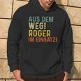 Roger Lustiger Spruch Nameorname Kapuzenpullover Lebensstil