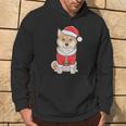 Shiba Inu Santa Claus Christmas Kapuzenpullover Lebensstil