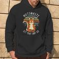 Squirrel Nutsmaste Yoga Meditation Retrointage Kapuzenpullover Lebensstil