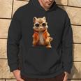 Squirrel With Sunglasses Animal Lovers Cute Rodent Kapuzenpullover Lebensstil