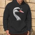 Swan Bird Graphic Animal Illustration Sunglasses Swan Kapuzenpullover Lebensstil