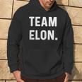 Team Elon Name Kapuzenpullover Lebensstil