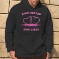 Two Hearts One Love Kapuzenpullover Lebensstil