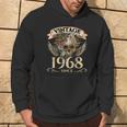 Vintage 1968 Calavera 55 Cumpleaños Sudadera Estilo de vida