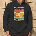 Vintage Creen Que Estoy Loco Pero Me Gusta Milanesa Lover Sudadera Estilo de vida