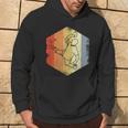 Vintage Handballer Dibujo Handball Lover Sudadera Estilo de vida