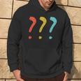 Vintage Question Mark Kapuzenpullover Lebensstil