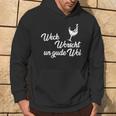 Weck Worscht Un Gude Woi Hessen Pfalz Saying Dialect Kapuzenpullover Lebensstil