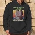 I Like Weed Cats And Maybe 3 People Cat Cannabis Grass Kapuzenpullover Lebensstil