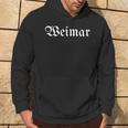 Weimar Homeland City Region Old German Writing Kapuzenpullover Lebensstil