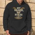 Yellowstone My Ranch My Rules Dutton Ranch Big Chest Logo Kapuzenpullover Lebensstil