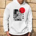 Aesthetic Retro Tokyo Tower Silhouette Japan Fans Kapuzenpullover Lebensstil