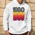 Años 80 Estilo Retro Cumpleañosintage 1980 Sudadera Estilo de vida