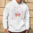 Anunciar Embarazo Divertido Bebé Mellizos Mamá Primeriza Manga Larga Sudadera Estilo de vida