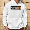 Après Ski Apres Ski-Haserl Ski Holiday Skiing Mountain Outfit Kapuzenpullover Lebensstil