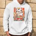 Cat Ramen Noodle Japanese Backprint Kapuzenpullover Lebensstil