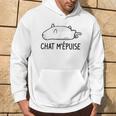 Chat Humour Cadeau Chat M'épuise Sweat à capuche Lifestyle