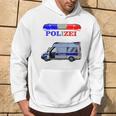 Children's Cool Police Motif With Car Kapuzenpullover Lebensstil