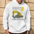 Children's Digger 2 Years Construction Site 2Nd Birthday Boys Kapuzenpullover Lebensstil