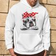 French Bulldog In Headband & Glasses Kapuzenpullover Lebensstil