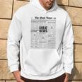 The Good Times Newspaper Journal Motivation Kapuzenpullover Lebensstil