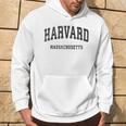 Harvard Massachusetts Maintage Athletic Sports Gray Kapuzenpullover Lebensstil