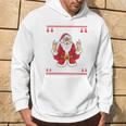 Heavy Metal Christmas Sleigher Hail Santa Claus Rock Music Kapuzenpullover Lebensstil