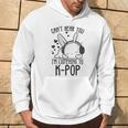 Ich Kann Dich Nicht Hören Ich Hörre Zu Kpop Rabbit K-Pop Gray Kapuzenpullover Lebensstil