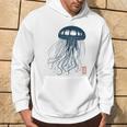 Japanese Aesthetic Asianintage Medusa Jellyfish Gray Kapuzenpullover Lebensstil