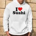 Japanese Food I Love Heart Sushi Kapuzenpullover Lebensstil