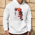 Japanischer Ninja Backprint Kapuzenpullover Lebensstil