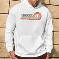 I Love Kendrick Personalizado Retro Sunset Primer Nombre Sudadera Estilo de vida