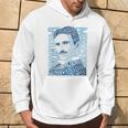 Nikola Tesla Illustration By Glitschika s Kapuzenpullover Lebensstil