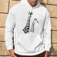 Paire De Girafe En Noir Et Blanc Pour Les Amateurs De Girafe Sweat à capuche Lifestyle