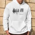 Piano Piano Keys Wings Gray Kapuzenpullover Lebensstil