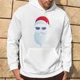 Santa Claus Sunglasses Christmas Santa Claus Long-Sleeved Kapuzenpullover Lebensstil