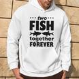 Two Fish Together Forever Angler Kapuzenpullover Lebensstil