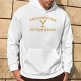 Yellowstone Dutton Ranch Gold Pocket Logo Long-Sleeved S Kapuzenpullover Lebensstil