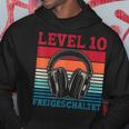 10Th Birthday Boysideo Gamer Level 10 Unlocked Boys Kapuzenpullover Lustige Geschenke