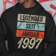 25Th Birthday Man 25 Years Legendary Since January 1997 Kapuzenpullover Lustige Geschenke