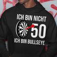 50 Geburtstag Dart Ich Bin Nicht 50 Ich Bin Bullseye Kapuzenpullover Lustige Geschenke