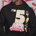 5Th Birthday Crew Ice Cream Truck I'm 5 Bday Ice Cream Party Sudadera Regalos divertidos