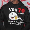 70Th Birthday Man 70 Years Decoration 70S 70Th Birthday Kapuzenpullover Lustige Geschenke