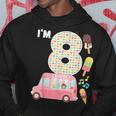 8Th Birthday Crew Ice Cream Truck I'm 8 Bday Ice Cream Party Sudadera Regalos divertidos