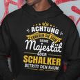 Achtung Seine Majestät Der Schalker Ruhrpott Gelsenkirchen Kapuzenpullover Lustige Geschenke