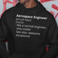 Aerospace Engineer Definition Description Sudadera Regalos divertidos