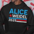 Alice Weidel Fan Item German Chancellor 2025 Alice Weidel Blue Kapuzenpullover Lustige Geschenke