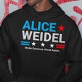 Alice Weidel Fan Item Germany Chancellor 2025 Kapuzenpullover Lustige Geschenke